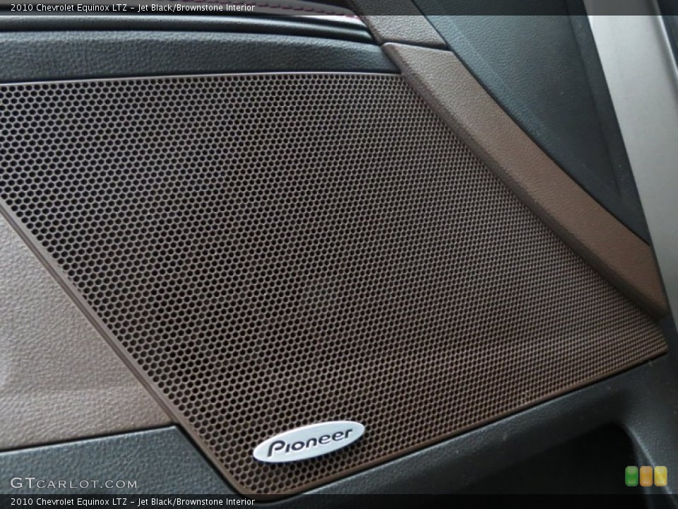 Jet Black/Brownstone Interior Audio System for the 2010 Chevrolet Equinox LTZ #81940390