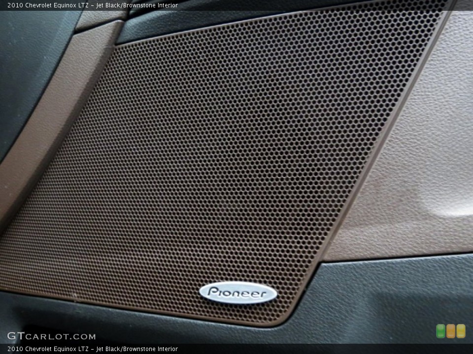 Jet Black/Brownstone Interior Audio System for the 2010 Chevrolet Equinox LTZ #81940473