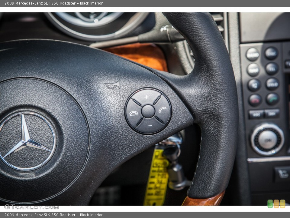 Black Interior Controls for the 2009 Mercedes-Benz SLK 350 Roadster #81941989
