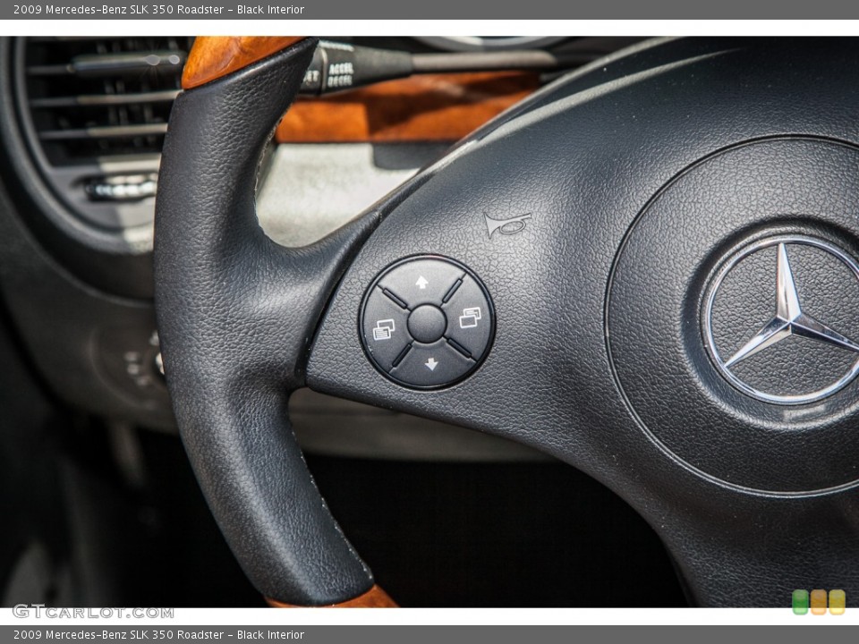 Black Interior Controls for the 2009 Mercedes-Benz SLK 350 Roadster #81942042