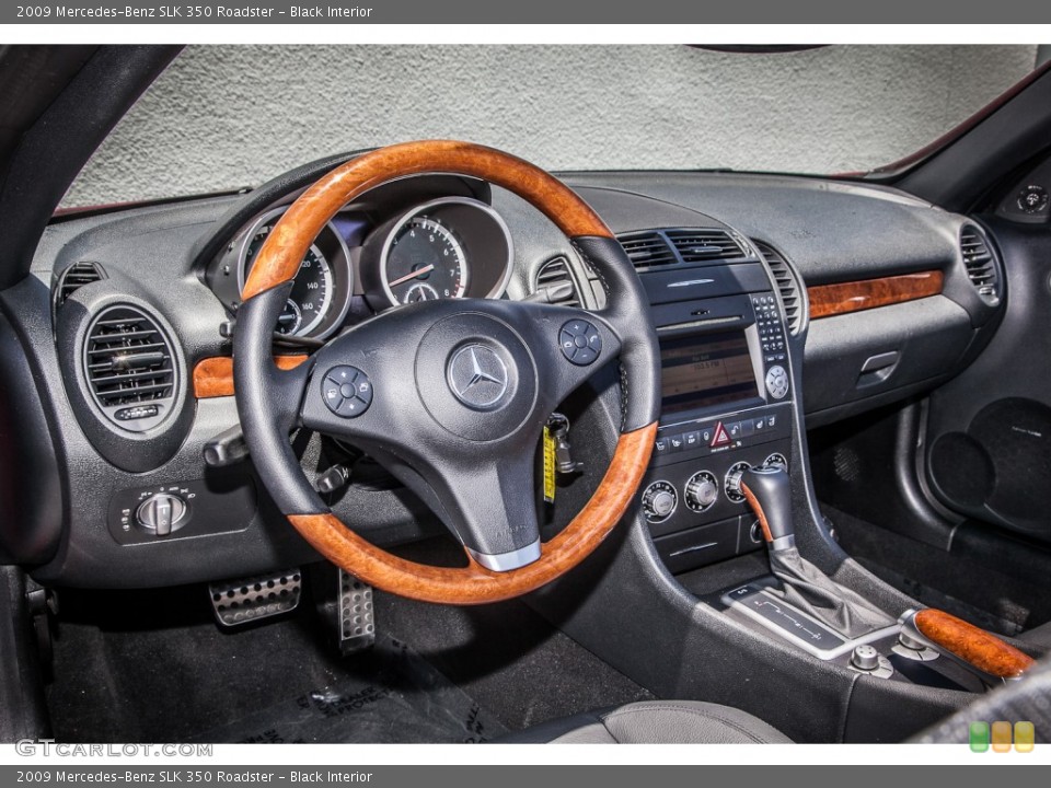 Black Interior Dashboard for the 2009 Mercedes-Benz SLK 350 Roadster #81942103