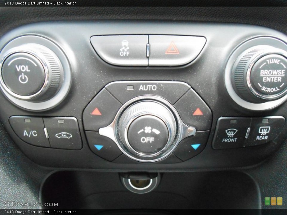 Black Interior Controls for the 2013 Dodge Dart Limited #81942365