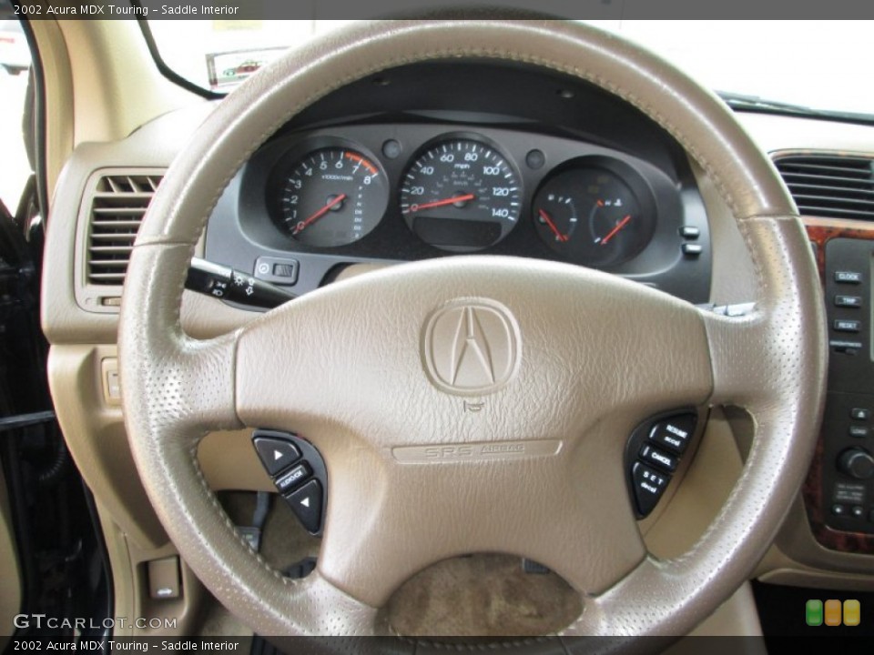 Saddle Interior Steering Wheel for the 2002 Acura MDX Touring #81944858