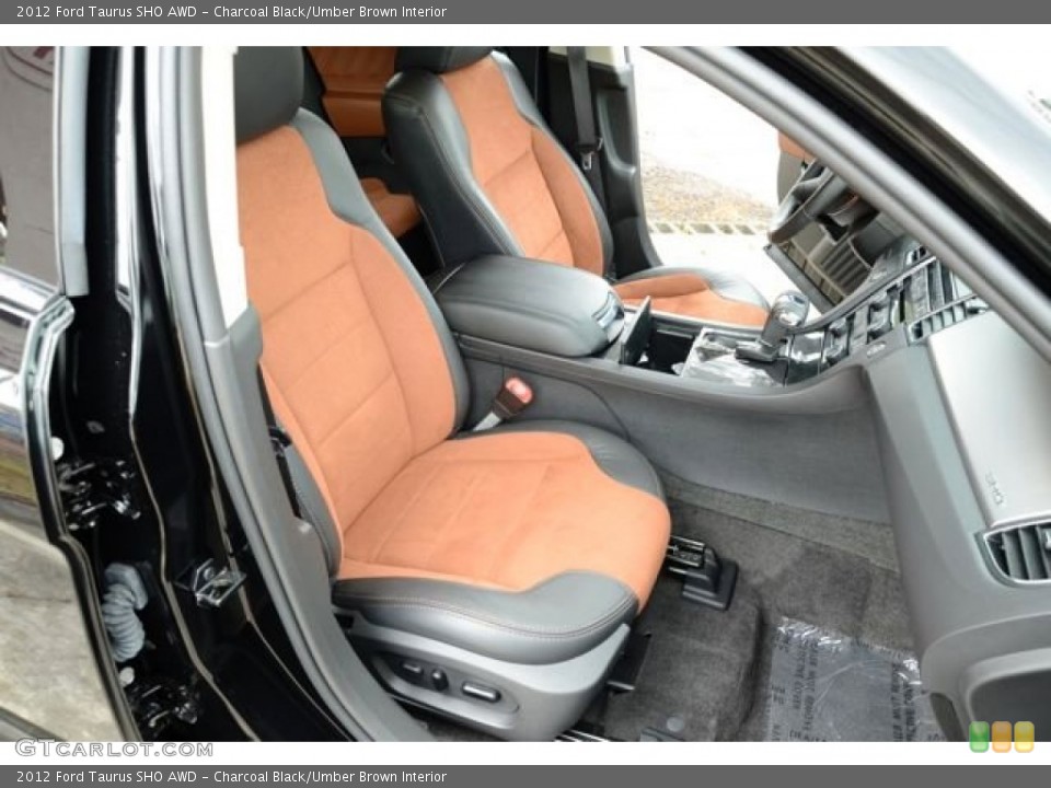 Charcoal Black/Umber Brown 2012 Ford Taurus Interiors