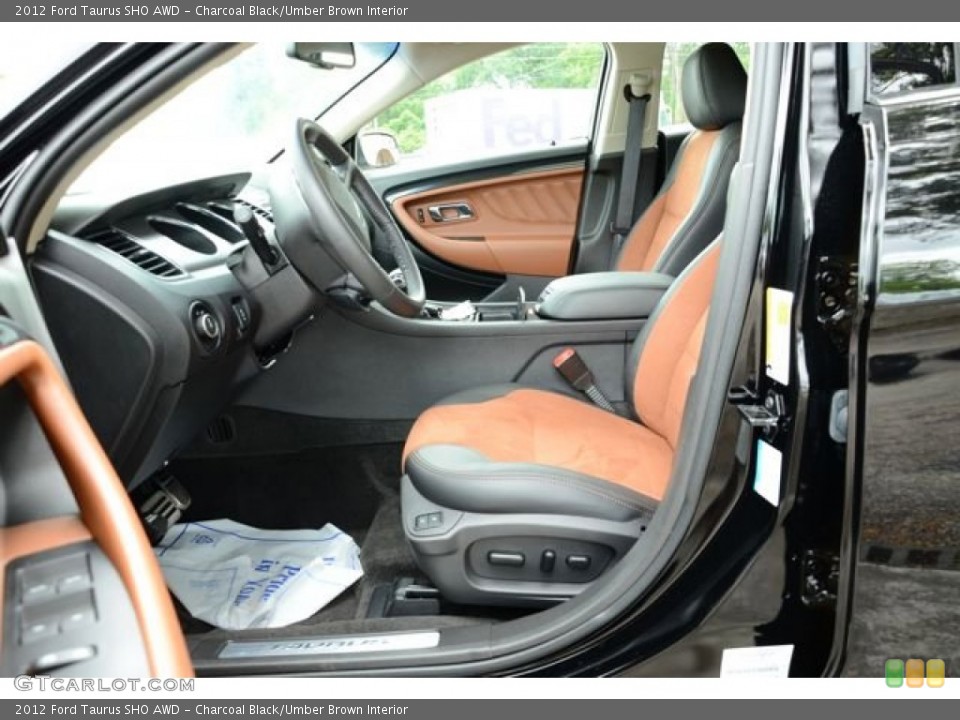 Charcoal Black/Umber Brown Interior Photo for the 2012 Ford Taurus SHO AWD #81949408