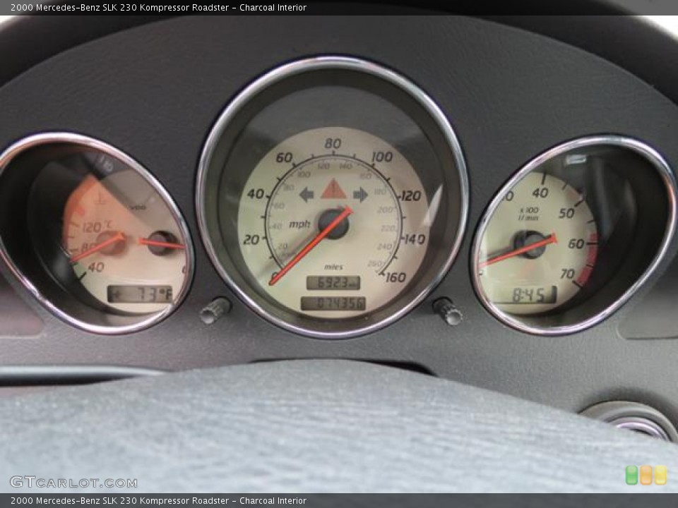 Charcoal Interior Gauges for the 2000 Mercedes-Benz SLK 230 Kompressor Roadster #81950491