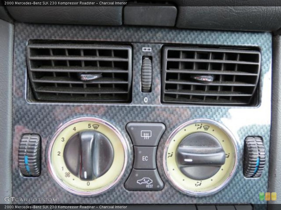Charcoal Interior Controls for the 2000 Mercedes-Benz SLK 230 Kompressor Roadster #81950560