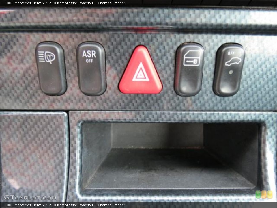 Charcoal Interior Controls for the 2000 Mercedes-Benz SLK 230 Kompressor Roadster #81950580