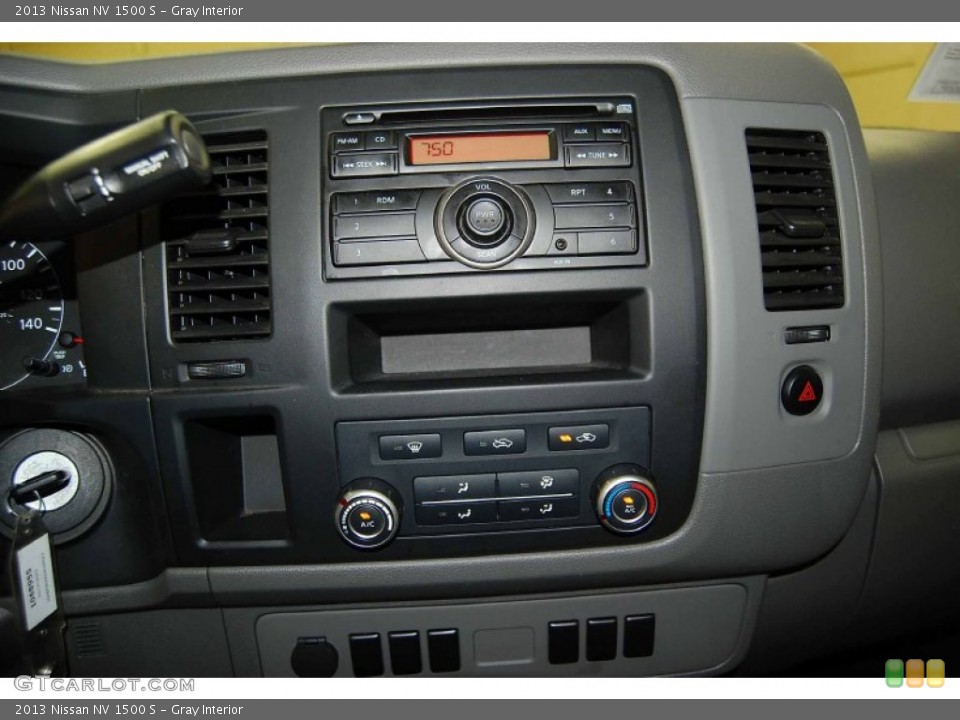 Gray Interior Controls for the 2013 Nissan NV 1500 S #81951623