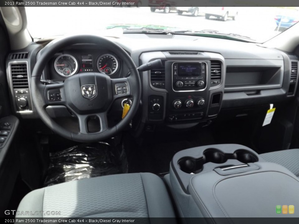 Black/Diesel Gray Interior Dashboard for the 2013 Ram 2500 Tradesman Crew Cab 4x4 #81952215