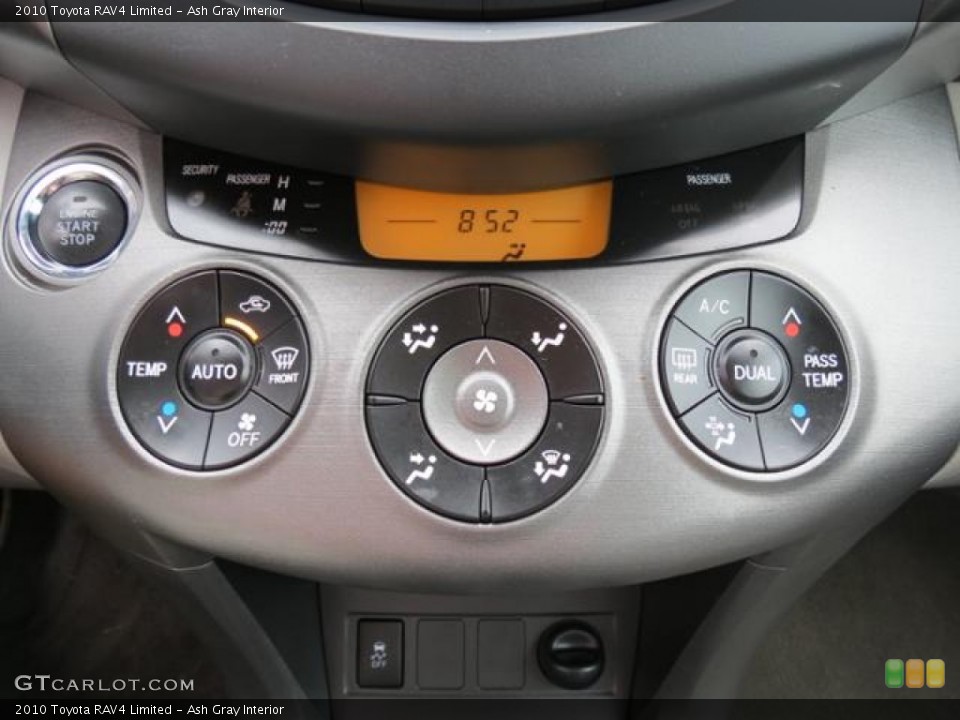 Ash Gray Interior Controls for the 2010 Toyota RAV4 Limited #81952801