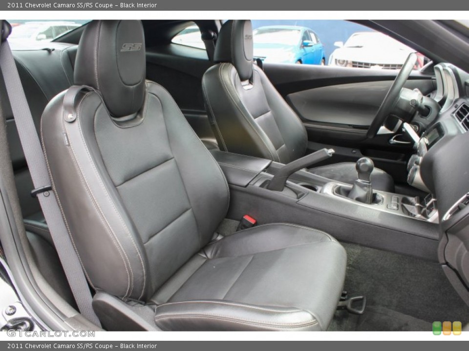 Black Interior Front Seat for the 2011 Chevrolet Camaro SS/RS Coupe #81955000