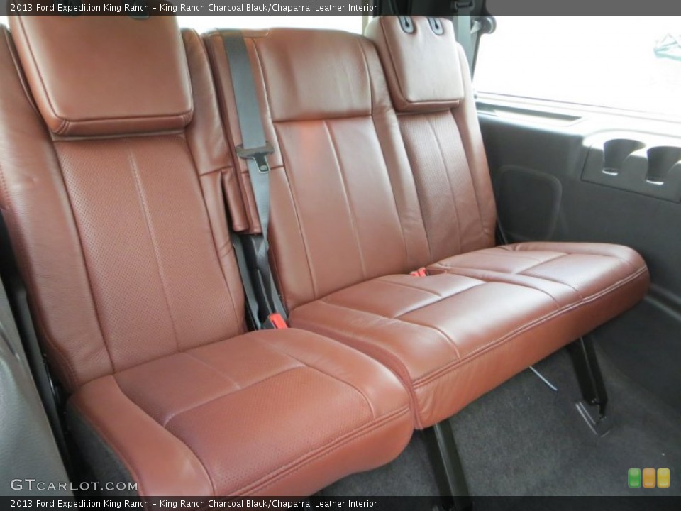 King Ranch Charcoal Black/Chaparral Leather Interior Rear Seat for the 2013 Ford Expedition King Ranch #81959314