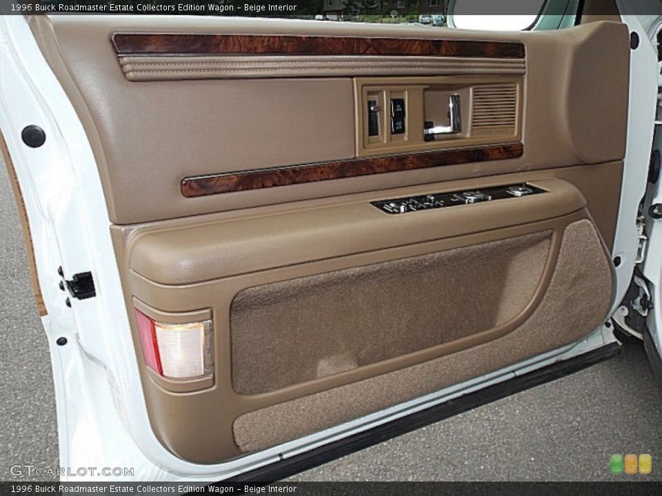 Beige Interior Door Panel for the 1996 Buick Roadmaster Estate Collectors Edition Wagon #81962202