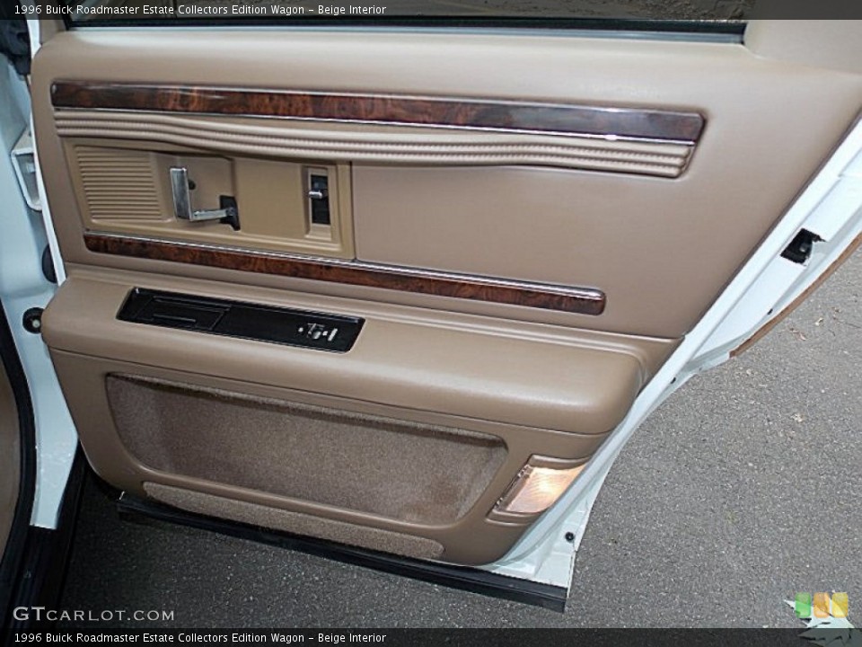 Beige Interior Door Panel for the 1996 Buick Roadmaster Estate Collectors Edition Wagon #81962292