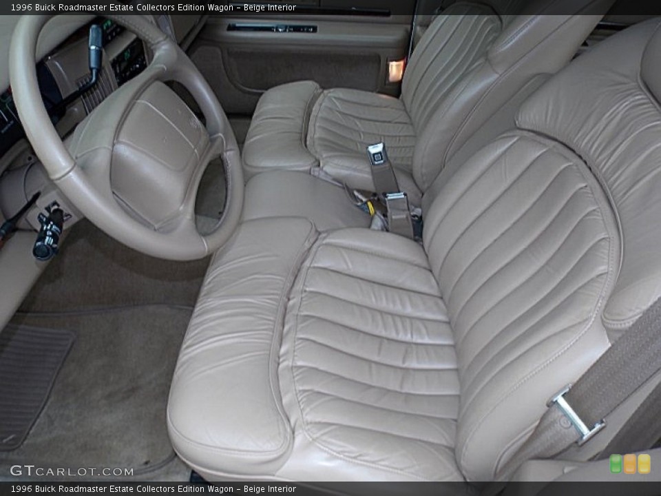 Beige Interior Front Seat for the 1996 Buick Roadmaster Estate Collectors Edition Wagon #81962392