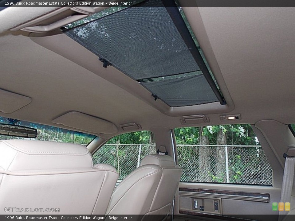 Beige Interior Sunroof for the 1996 Buick Roadmaster Estate Collectors Edition Wagon #81962996