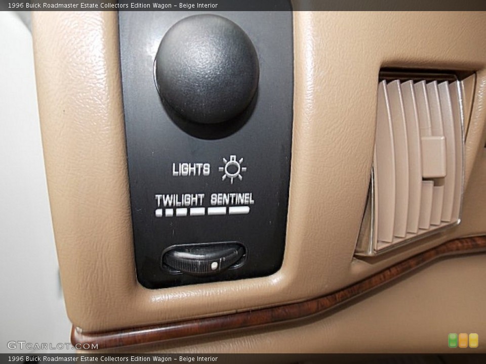 Beige Interior Controls for the 1996 Buick Roadmaster Estate Collectors Edition Wagon #81963037
