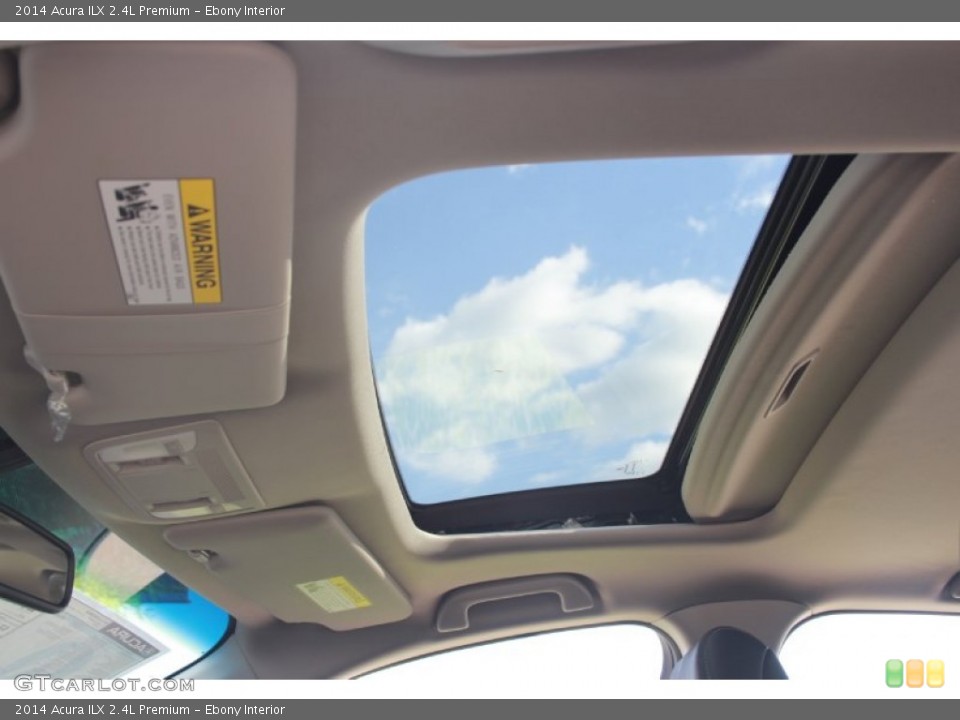 Ebony Interior Sunroof for the 2014 Acura ILX 2.4L Premium #81966364