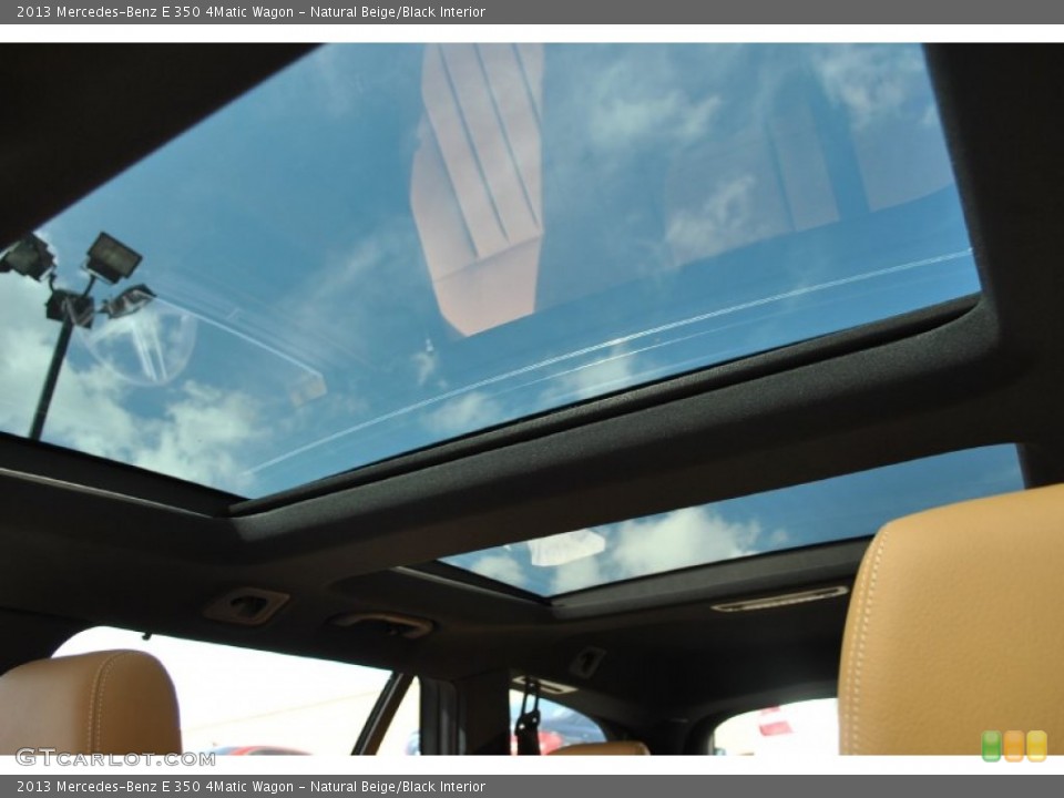 Natural Beige/Black Interior Sunroof for the 2013 Mercedes-Benz E 350 4Matic Wagon #81966731