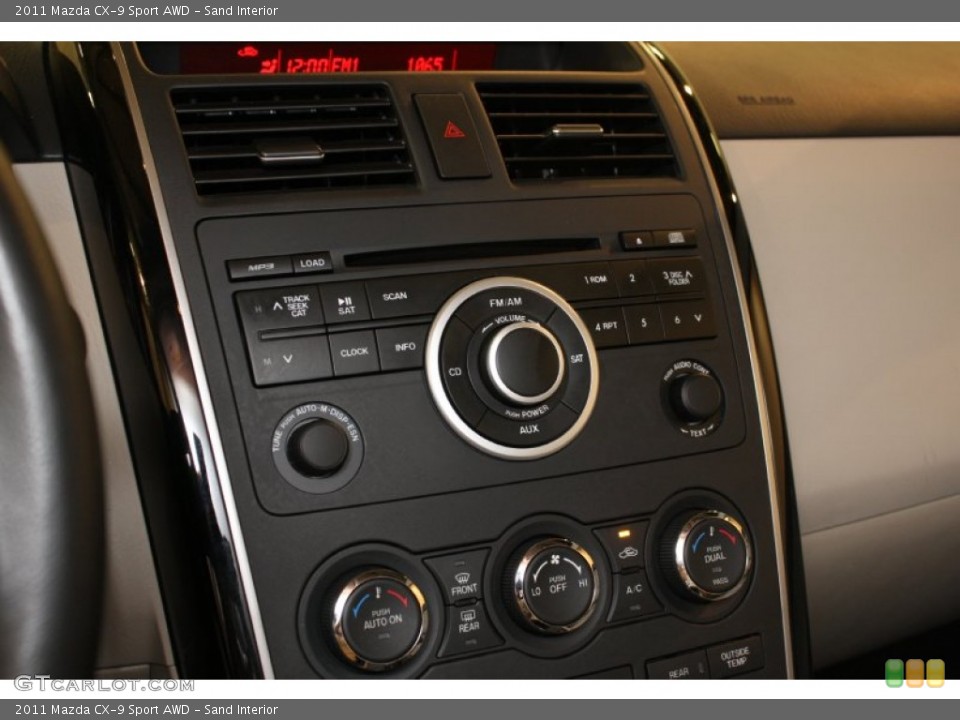 Sand Interior Controls for the 2011 Mazda CX-9 Sport AWD #81967045