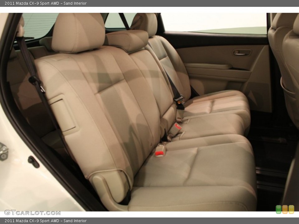 Sand Interior Rear Seat for the 2011 Mazda CX-9 Sport AWD #81967138