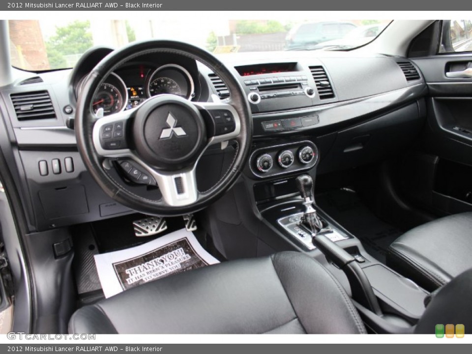 Black Interior Photo for the 2012 Mitsubishi Lancer RALLIART AWD #81968350