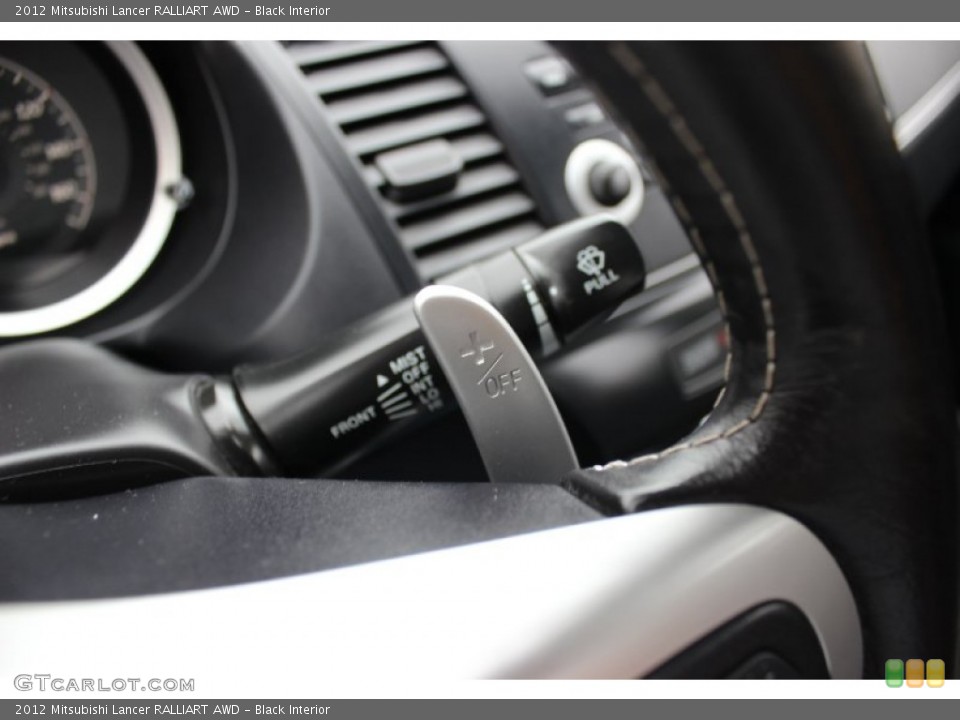 Black Interior Controls for the 2012 Mitsubishi Lancer RALLIART AWD #81970010