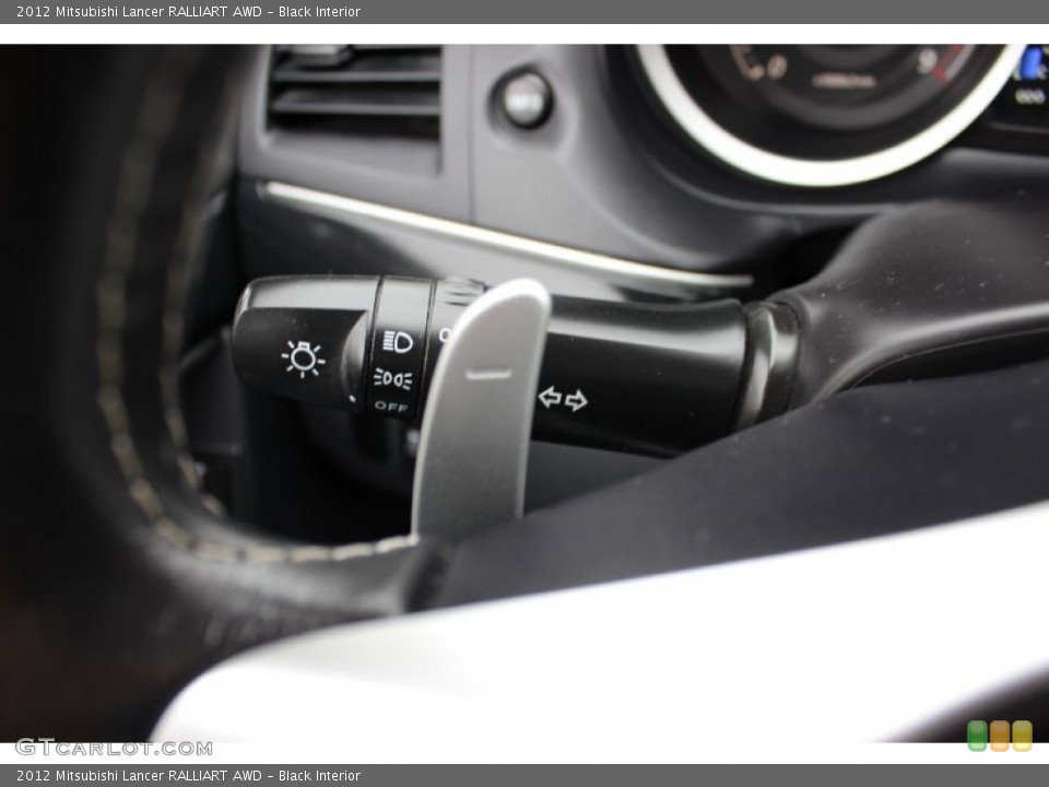 Black Interior Controls for the 2012 Mitsubishi Lancer RALLIART AWD #81970027