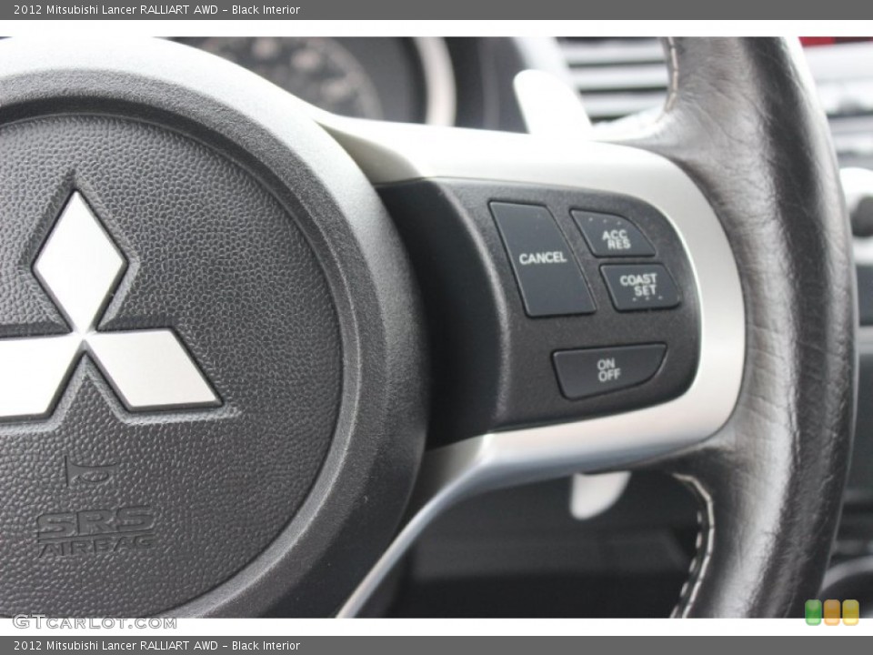 Black Interior Controls for the 2012 Mitsubishi Lancer RALLIART AWD #81970116