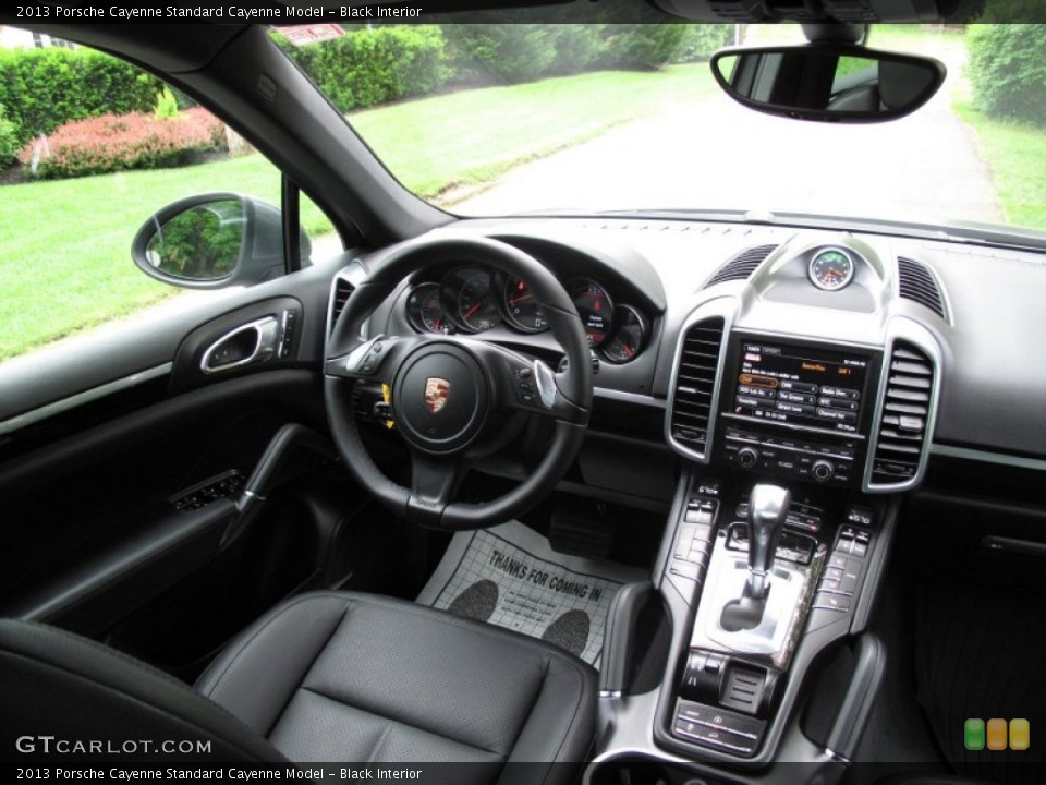 Black Interior Dashboard for the 2013 Porsche Cayenne  #81972351
