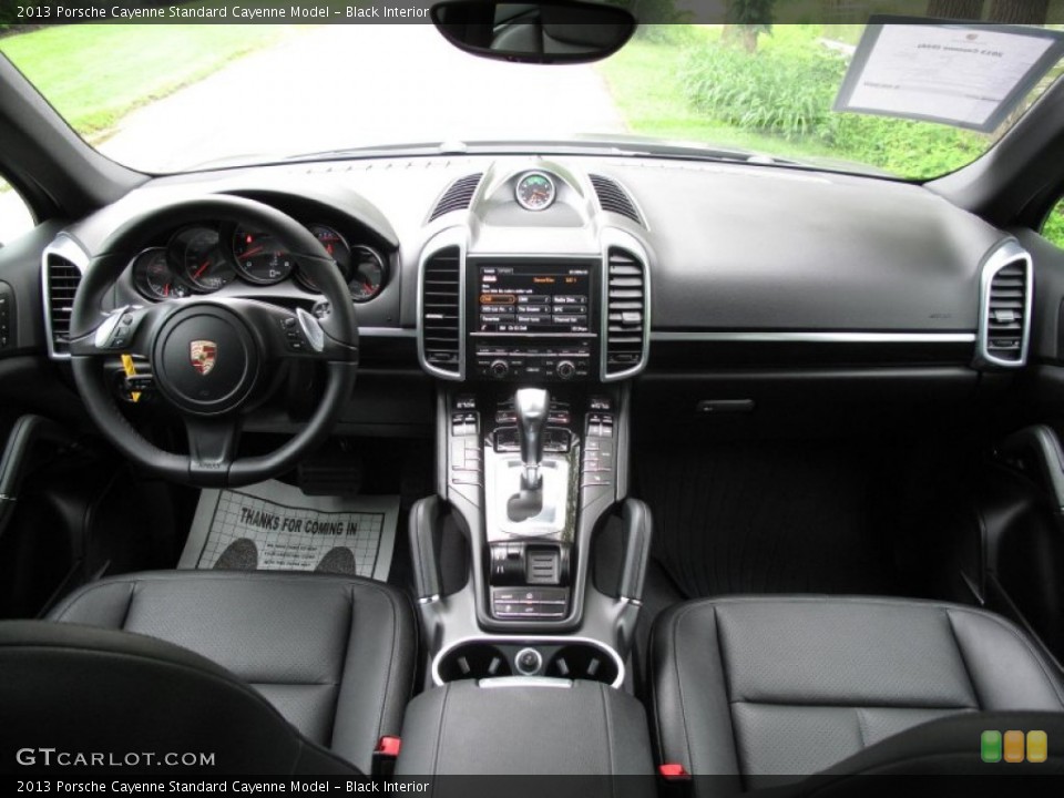 Black Interior Dashboard for the 2013 Porsche Cayenne  #81972376