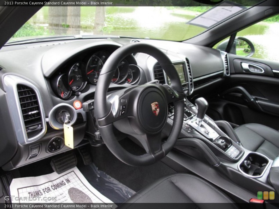 Black Interior Dashboard for the 2013 Porsche Cayenne  #81972542