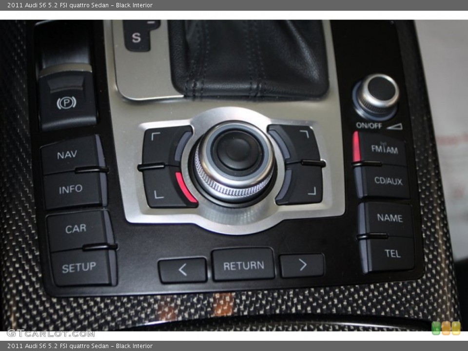 Black Interior Controls for the 2011 Audi S6 5.2 FSI quattro Sedan #81973546