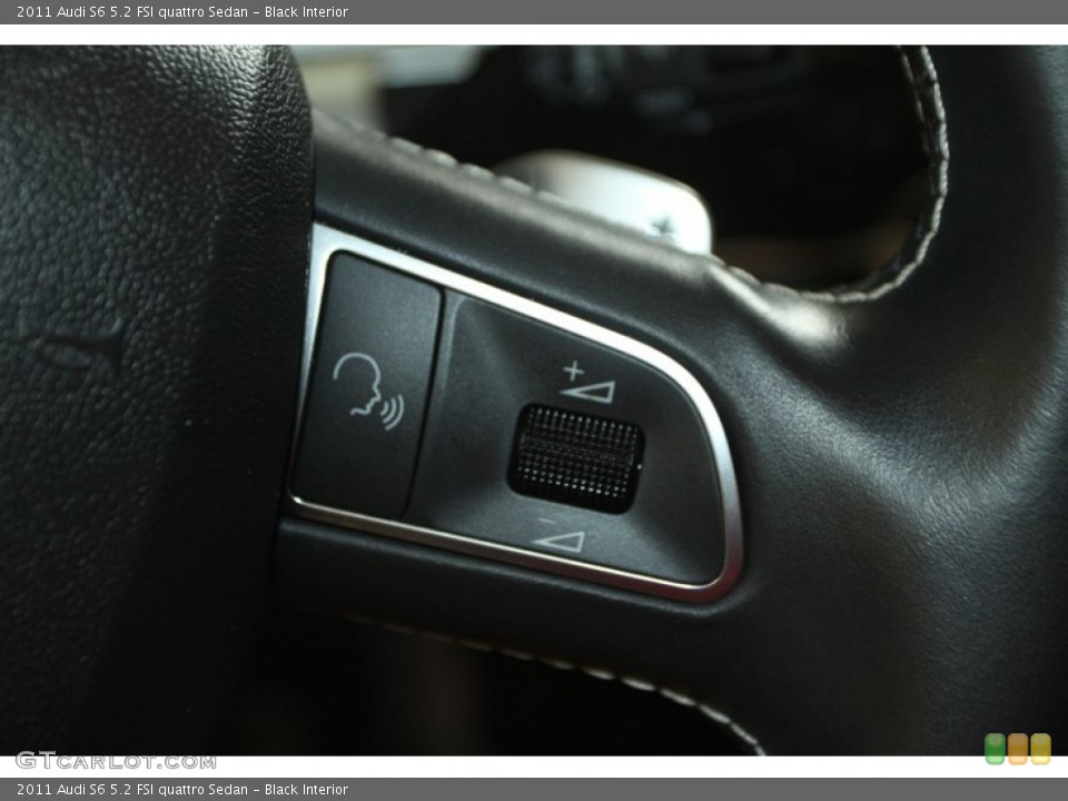Black Interior Controls for the 2011 Audi S6 5.2 FSI quattro Sedan #81973682