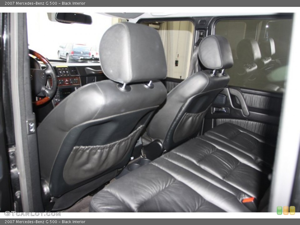Black Interior Rear Seat for the 2007 Mercedes-Benz G 500 #81978646