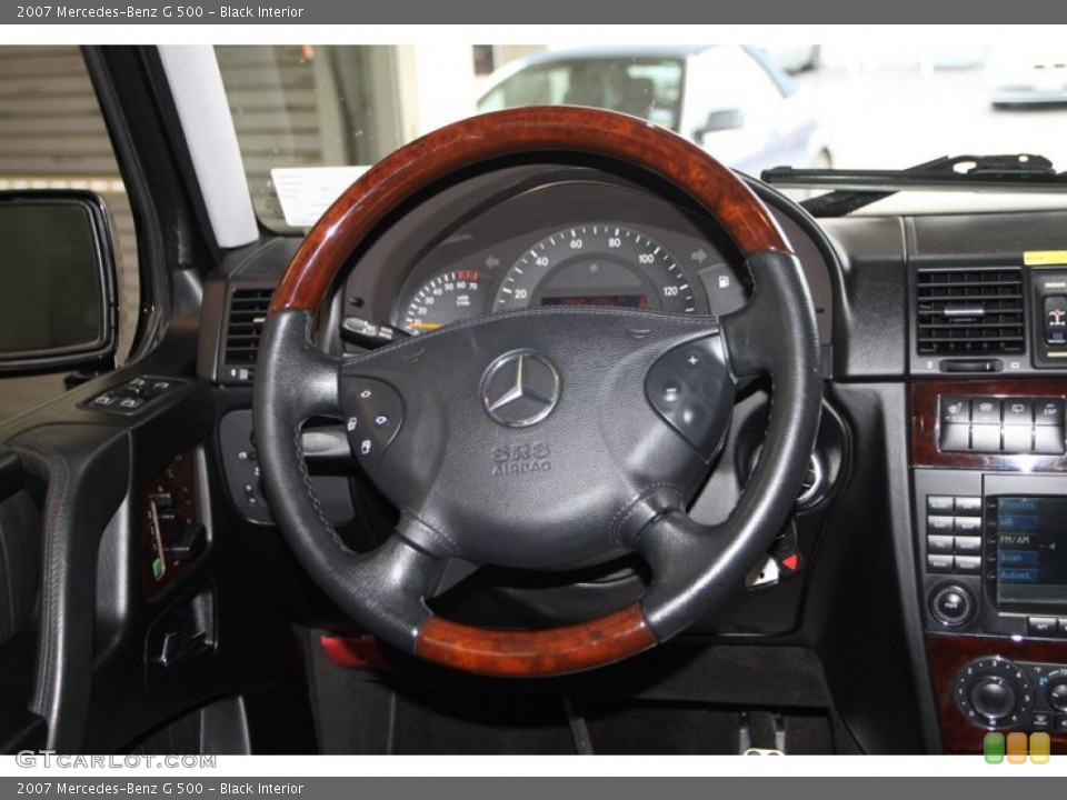 Black Interior Steering Wheel for the 2007 Mercedes-Benz G 500 #81978703
