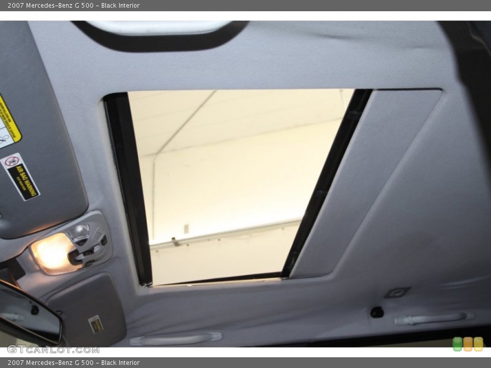 Black Interior Sunroof for the 2007 Mercedes-Benz G 500 #81978964