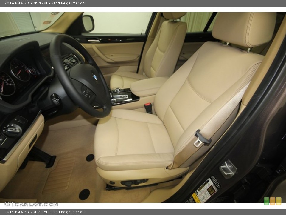 Sand Beige Interior Front Seat for the 2014 BMW X3 xDrive28i #81985930