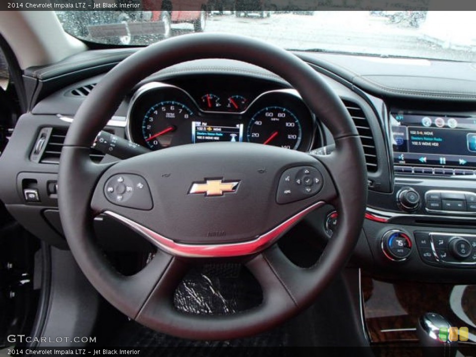 Jet Black Interior Steering Wheel for the 2014 Chevrolet Impala LTZ #81986077