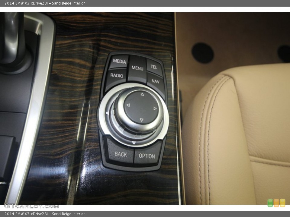 Sand Beige Interior Controls for the 2014 BMW X3 xDrive28i #81986107