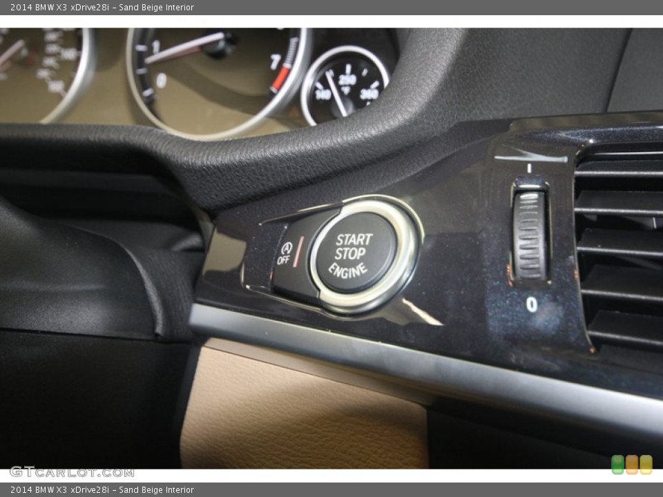 Sand Beige Interior Controls for the 2014 BMW X3 xDrive28i #81986128