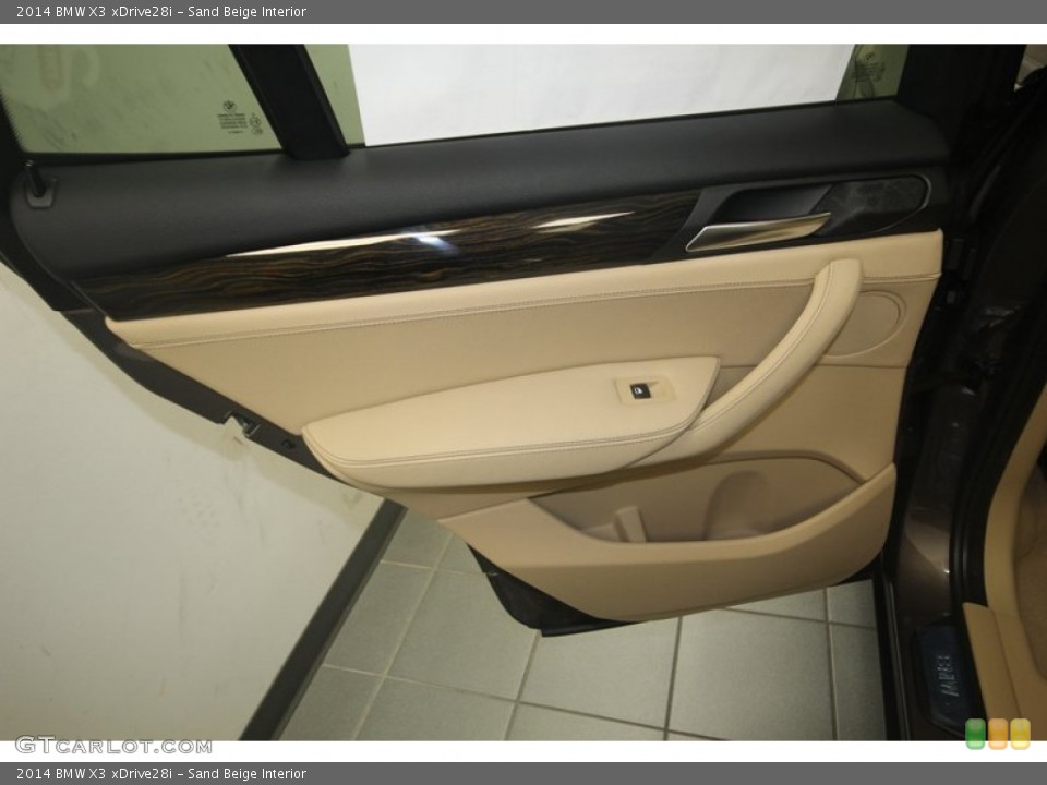 Sand Beige Interior Door Panel for the 2014 BMW X3 xDrive28i #81986179