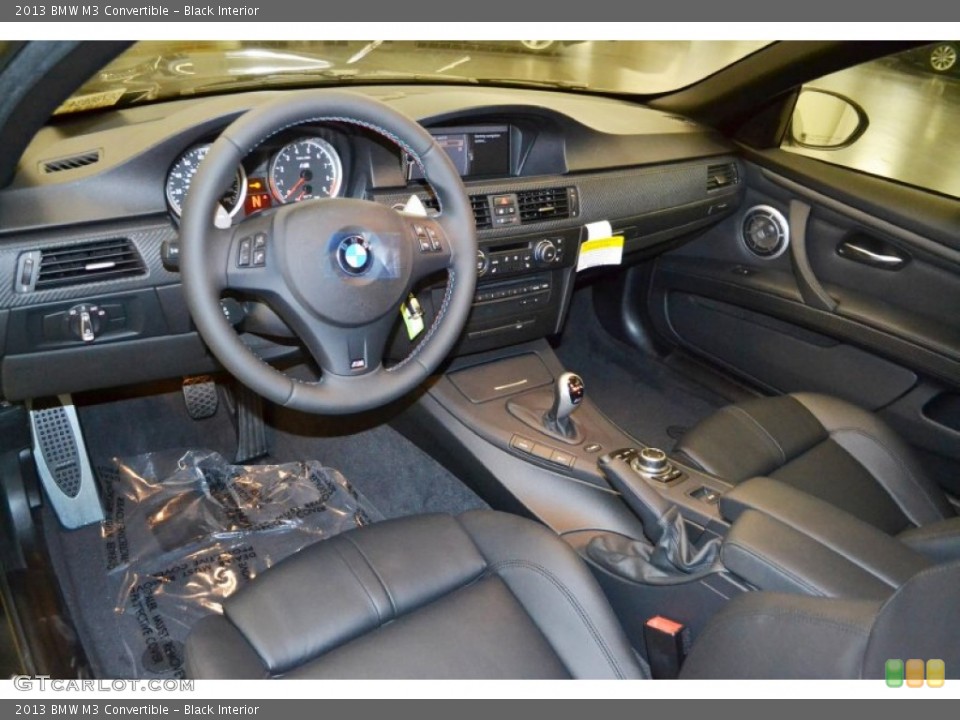 Black Interior Photo for the 2013 BMW M3 Convertible #81986932