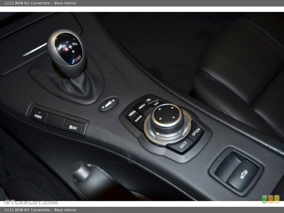 Black Interior Controls for the 2013 BMW M3 Convertible #81986941