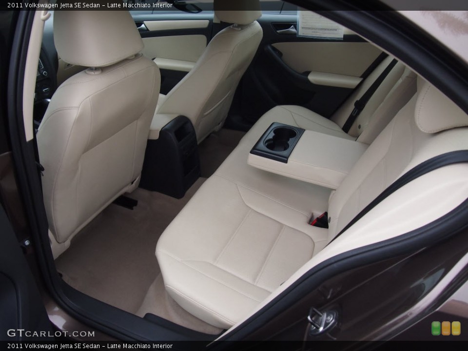 Latte Macchiato Interior Rear Seat for the 2011 Volkswagen Jetta SE Sedan #81987190