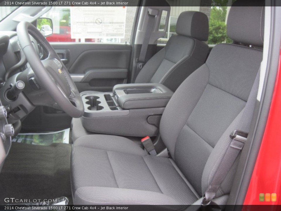 Jet Black Interior Front Seat for the 2014 Chevrolet Silverado 1500 LT Z71 Crew Cab 4x4 #81991314