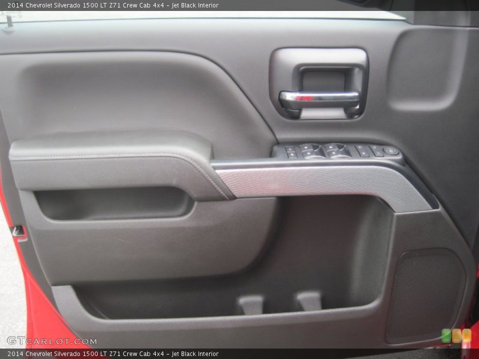 Jet Black Interior Door Panel for the 2014 Chevrolet Silverado 1500 LT Z71 Crew Cab 4x4 #81991331