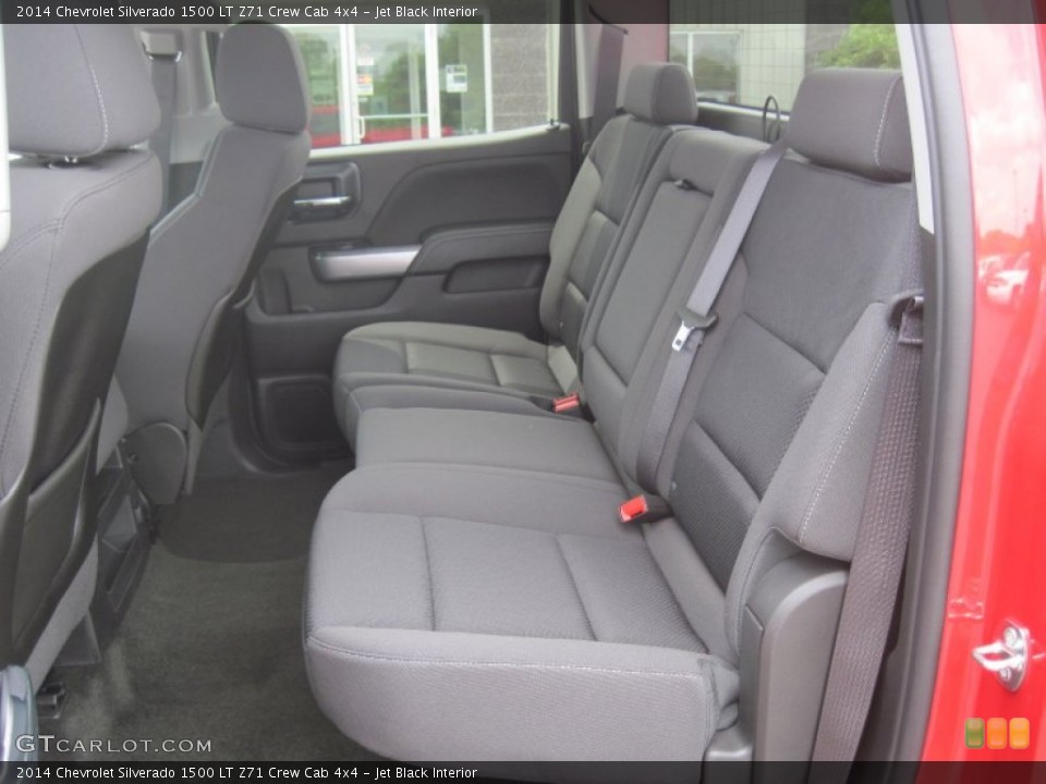 Jet Black Interior Rear Seat for the 2014 Chevrolet Silverado 1500 LT Z71 Crew Cab 4x4 #81991350