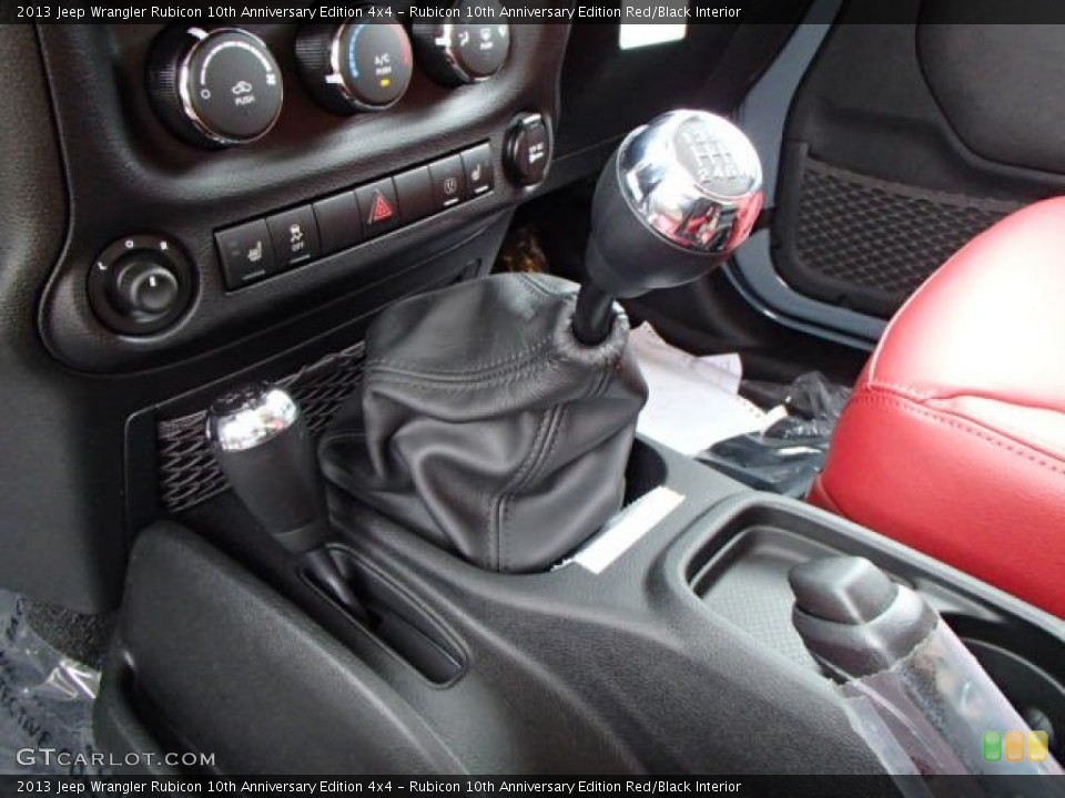 Rubicon 10th Anniversary Edition Red/Black Interior Transmission for the 2013 Jeep Wrangler Rubicon 10th Anniversary Edition 4x4 #81992513